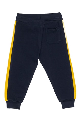 Conjunto sweat e calças de treino - Azul e amarelo