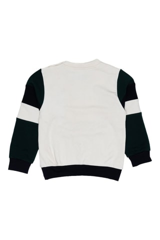 Conjunto sweat e calças de treino - Branco e preto