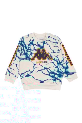 Conjunto sweat e calças de treino - Branco e preto