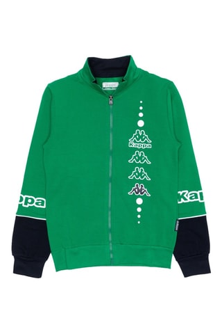 Conjunto casaco e calças de treino - Preto e verde