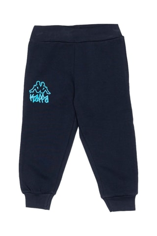 Conjunto sweat com capuz e calças de treino - Preto e laranja