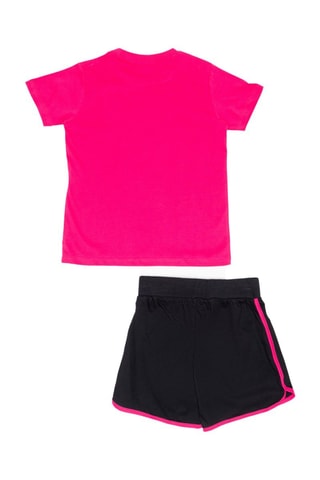 T-shirts e calções - Branco, preto e rosa