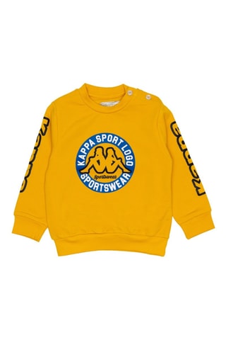 Conjunto sweat e calças de treino - Preto e amarelo