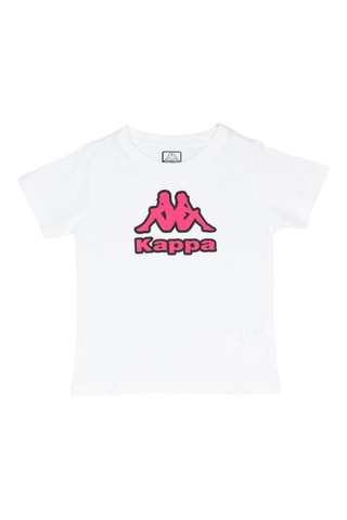 T-shirt - Branco, preto e rosa