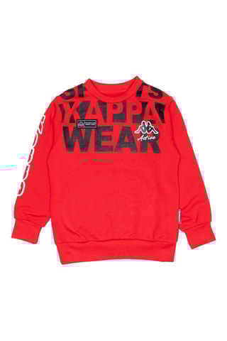 Conjunto sweat e calças de treino - Preto e vermelho