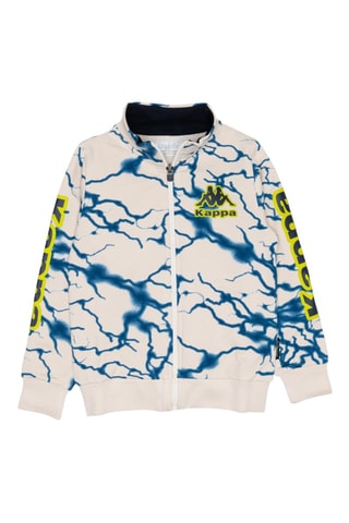 Conjunto casaco e calças de treino - Branco e preto