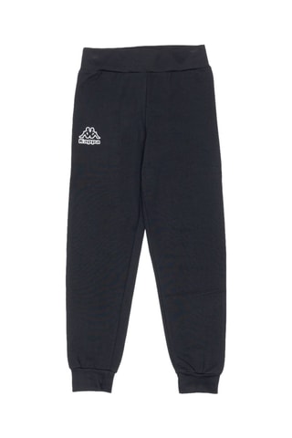 Conjunto sweat com capuz e calças de treino - Preto e laranja