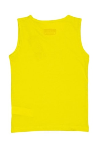 Camiseta de tirantes y short  - Blanco y amarillo