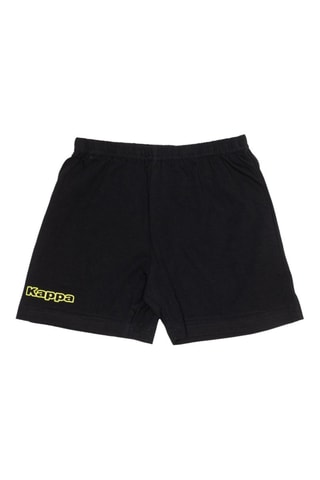 Camiseta de tirantes y short  - Negro, amarillo y rosa