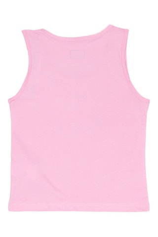 Camisola de alças - Branco, preto e rosa