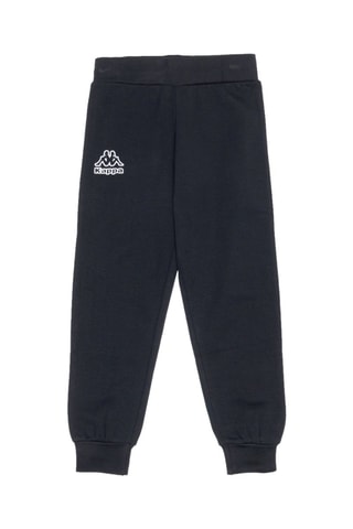 Conjunto sweat com capuz e calças de treino - Preto e laranja