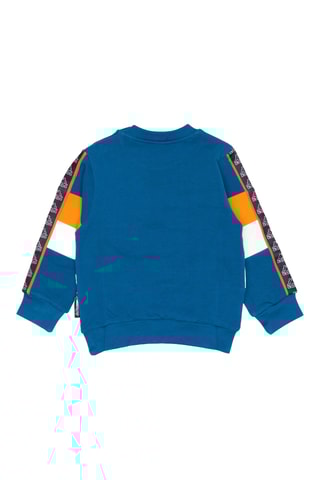 Conjunto sweat e calças de treino - Preto e azul