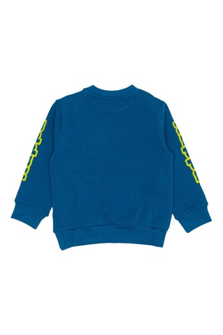 Conjunto sweat e calças de treino - Preto e azul