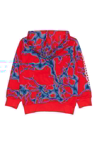 Conjunto sweat com capuz e calças de treino - Preto e vermelho