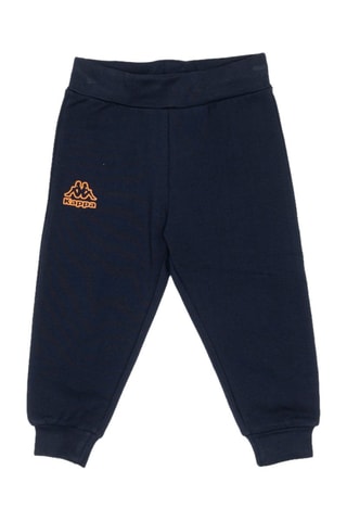 Conjunto sweat com capuz e calças de treino - Preto e azul