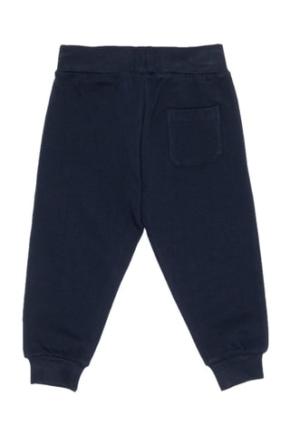 Conjunto sweat com capuz e calças de treino - Preto e azul