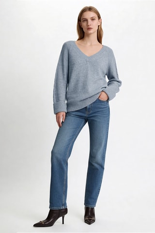 Pull en laine et cachemire Jade - Gris foncé chiné