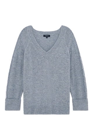 Pull en laine et cachemire Jade - Gris foncé chiné