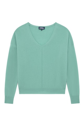 Pull en cachemire Thelmina - Vert d’eau