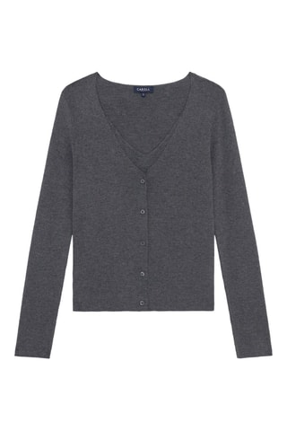 Gilet en laine Whitney - Gris foncé
