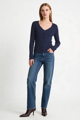 Gilet en laine Whitney - Bleu marine
