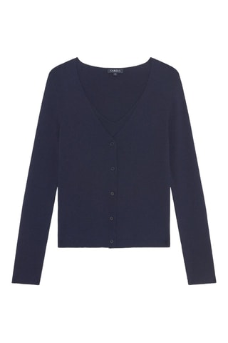 Gilet en laine Whitney - Bleu marine