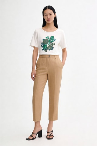 Pantalon en lin Randy - Beige