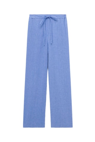 Pantalon en lin Pigment - Bleu clair