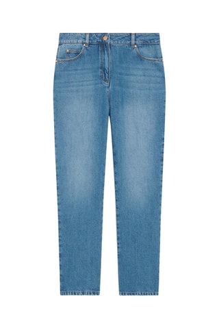 Jean droit 7/8 Poppy - Bleu