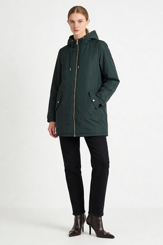 Parka à capuche Grenouille - Vert foncé