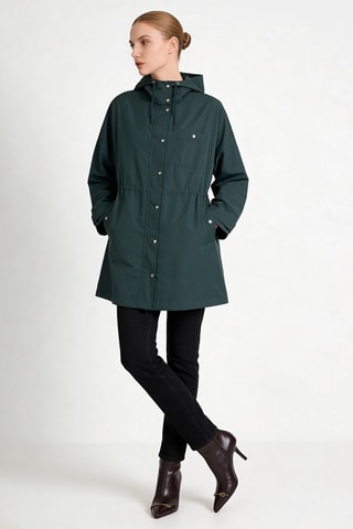 Parka à capuche Guarana - Vert foncé