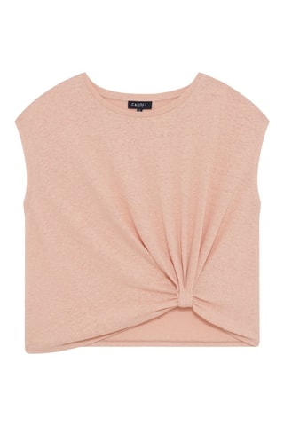 Top en lin Timi - Rose clair