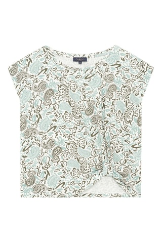 Top noué en lin Timi - Vert