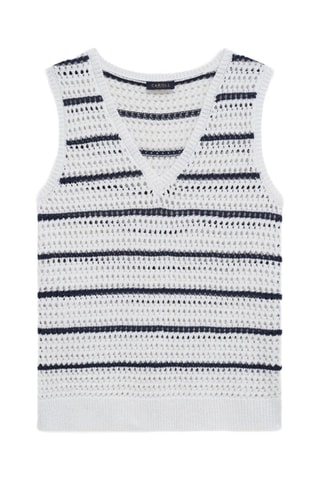 Top Karen - Blanc et noir