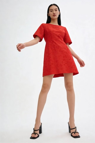 Robe fourreau Calix - Rouge