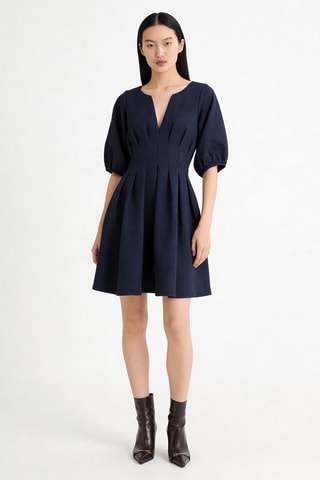 Robe patineuse Rosalia - Bleu marine