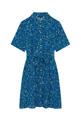 Robe chemise Romeo - Bleu électrique