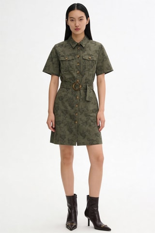 Robe chemise Sonia - Kaki