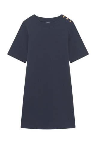 Robe droite Marie - Bleu marine