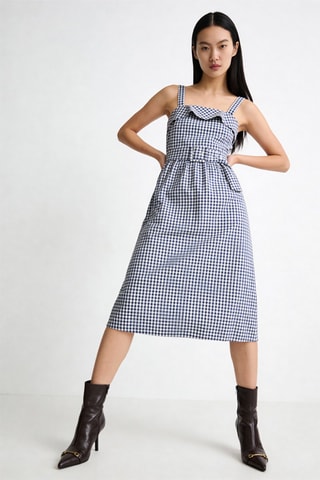 Robe droite Lydia - Bleu marine