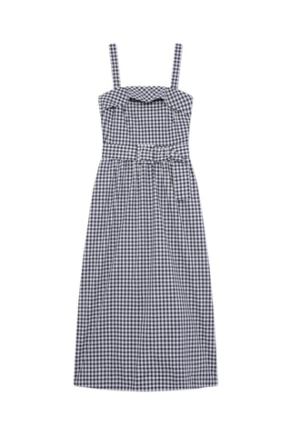 Robe droite Lydia - Bleu marine