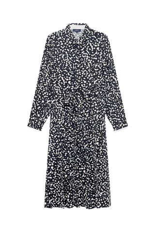 Robe chemise Rilesta - Noir et blanc