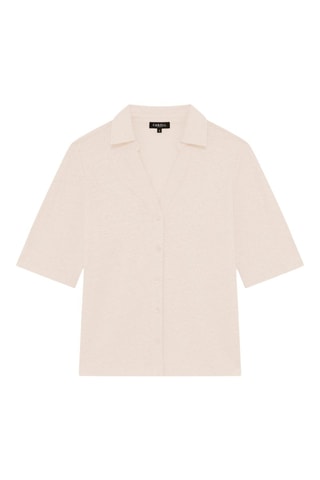 Chemisier en lin Evelina - Ecru