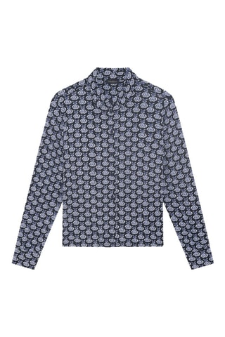 Chemisier droit Justine - Bleu