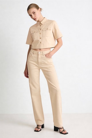 Chemisier Léo - Taupe