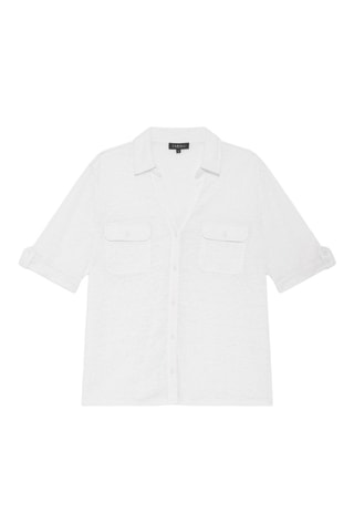 Chemisier en lin Estela - Ecru