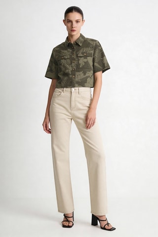 Chemisier Léo - Kaki