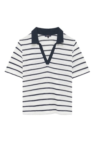 T-shirt Teline - Bleu marine et blanc