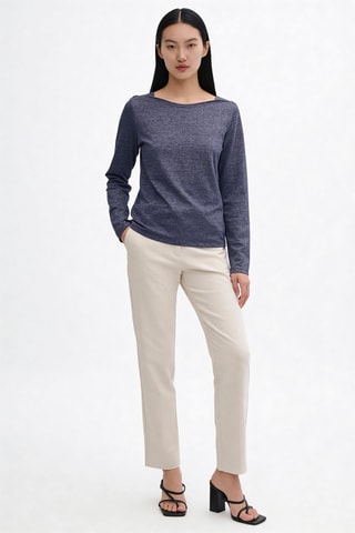 T-shirt droit Jade - Bleu marine