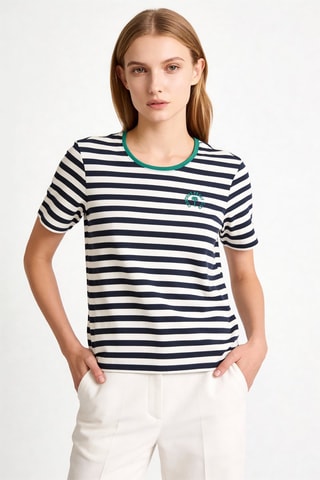 T-shirt droit Hugo - Bleu marine